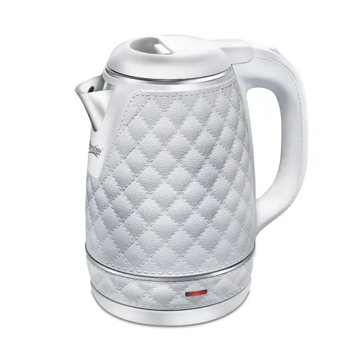 0613-41415-IMG1 Prestige PKCT 1.5 Litre Electric Kettle with Designer Cool Touch Exterior| Stainless Steel Inner Body| Dry Heat Protection|White - Image 1