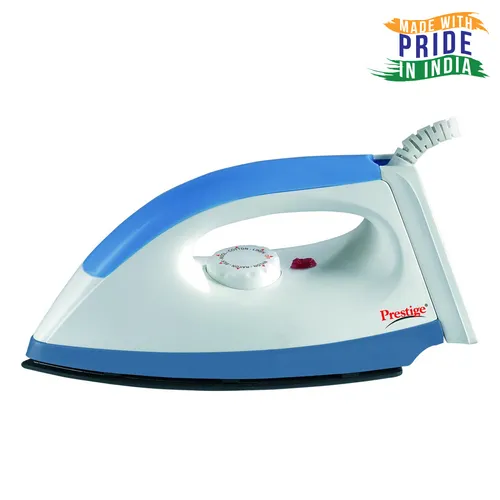 0825-41752-IMG1 Prestige 1000 W PDI-02 Dry Iron (Blue) - Image 1