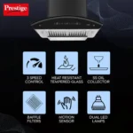 Prestige Split Kitchen Hood - Prestige Zen 600 - Image 4