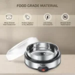 Prestige PYM 02 Electric Yoghurt Maker with Storage Lid| Stainless Steel Inner Pot| Low Energy Consumption| 360 Degree Uniform Heating - Image 4