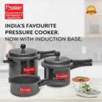 Prestige 5 L, 3 L, 2 L Outer Lid Induction Bottom Pressure Cooker (Hard Anodized) - Image 2