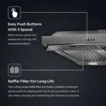 Prestige Slimline Kitchen Hood - Image 4