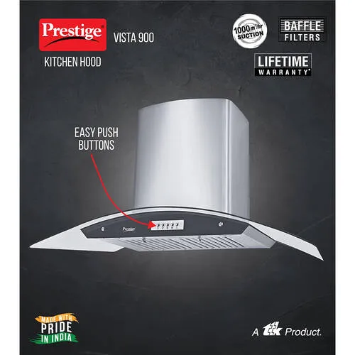 2080-41819-IMG2 Prestige Vista 900 Kitchen Hood Chimney - Turbo Suction - 1000m3/hr - Image 1