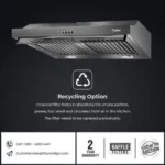 Prestige Slimline Kitchen Hood - Image 6