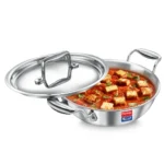 Prestige Tri Ply Splendid Kadai With SS Lid