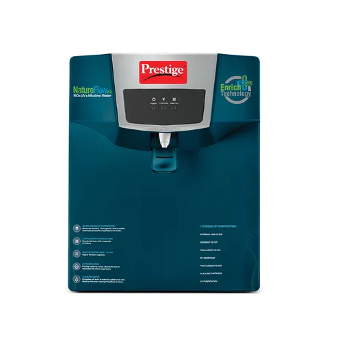 3260-42881-IMG1 Prestige CleanHome Naturoflow 2.0 RO+ UV+ Alkaline Water Purifier, 8L (Blue) - Image 1