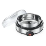 Prestige PYM 02 Electric Yoghurt Maker with Storage Lid| Stainless Steel Inner Pot| Low Energy Consumption| 360 Degree Uniform Heating