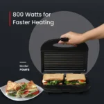 Prestige Sandwich Toasters With fixed Grill Plate, PGMFB - Image 2