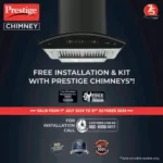 Prestige Split Kitchen Hood - Prestige Zen 600 - Image 2