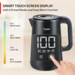 Prestige Digi Kettle 2.0 Litre with 4 Preset Modes| Live Temperature Display| Elegant Cool Touch Design| Auto-Cut Off and Dry Heat Protection| 360 Degree Swivel Base - Image 3