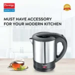 Prestige PKSS 1.0 Stainless Steel Electric Kettle 1350W, 1.0L (Silver) - Image 2