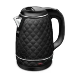 Prestige PKCT 1.5 Litre Electric Kettle with Designer Cool Touch Exterior| Stainless Steel Inner Body| Dry Heat Protection|Black