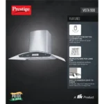 Prestige Vista 900 Kitchen Hood Chimney - Turbo Suction - 1000m3/hr - Image 5