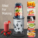 Prestige 350 Watts Iris Nutri-Mix Mixer Grinder with 2 Multipurpose Jars|Compact Design|Dual Safety Inter-Lock System|Extra Lids for Storage|Back & Grey - Image 4