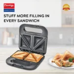 Prestige Sandwich Toaster With Fixed Sandwich Plates - PSDP 03 - SS - Image 2