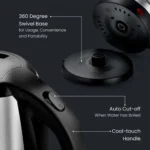 Prestige PKOSS Stainless Steel Electric Kettle 1500W (Silver) - Image 5