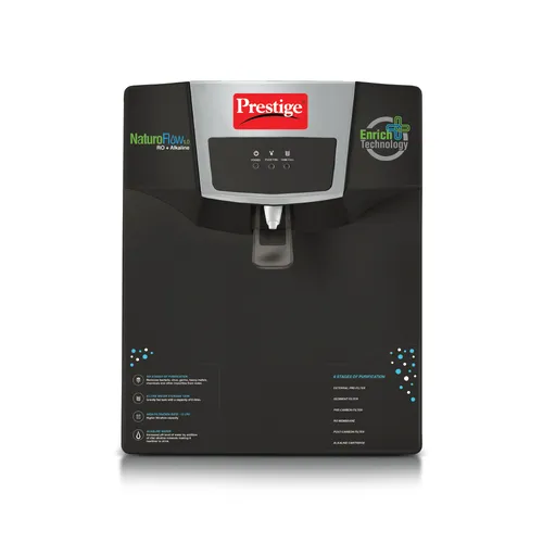 7514-42880-IMG1 Prestige CleanHome Naturoflow 1.0 RO+ Alkaline Water Purifier, 8L (Black) - Image 1