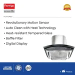 Prestige Oscar 600 KitchenHood - Baffle Filter - Powerful Suction - 1000m3/hr - Image 3