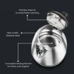 Prestige PKOSS Stainless Steel Electric Kettle 1500W (Silver) - Image 4