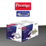 Prestige Tri Ply Splendor Stainless Steel Gas and Induction Compatible Kadai with Glass Lid (Silver) - Image 6