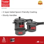 Prestige 5 L, 3 L, 2 L Outer Lid Induction Bottom Pressure Cooker (Hard Anodized) - Image 5