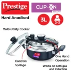 Prestige Clip-on Svachh Hard Anodised Spillage Control Pressure Cooker - Image 2