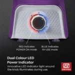 Prestige 750 Watts Prism Mixer Grinder with 3 Stainless Steel Jars| LED Power Indicator|Flow Breaker Design|Sturdy Handles| Purple and White - Image 3