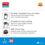 Prestige Thermo-Pot Stainless Steel Coffee & Tea Flask (PSCF 1L) - Image 4