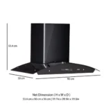 Prestige Kitchen Hood 90 cm - Auto Clean AKH900 CB Plus (Turbo Series) - Image 3